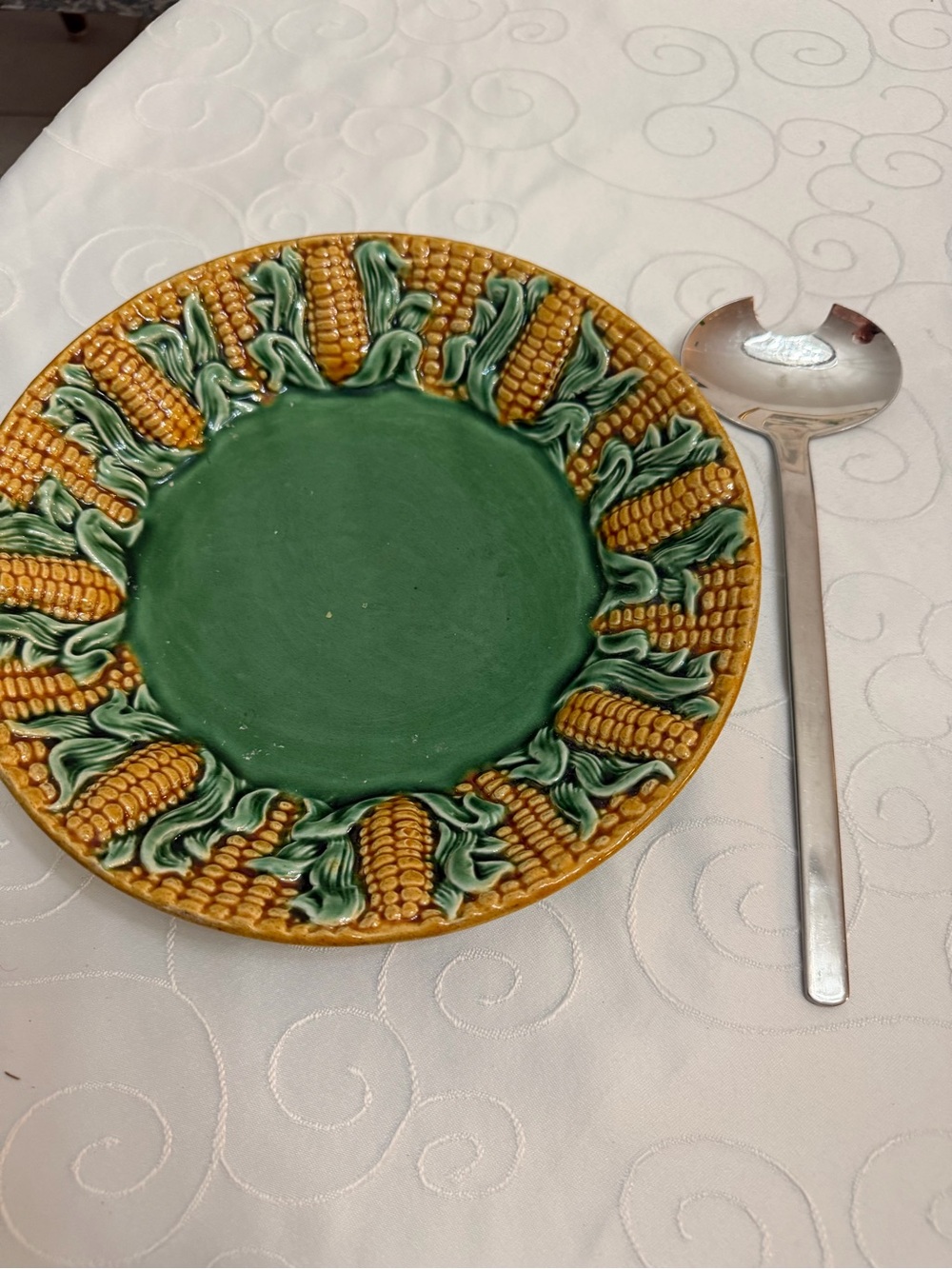 Bordallo Pinheiro Corn Ware Dish